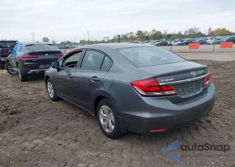 2013 Honda Civic Lx from USA, damaged, VIN 19XFB2F51DE095099